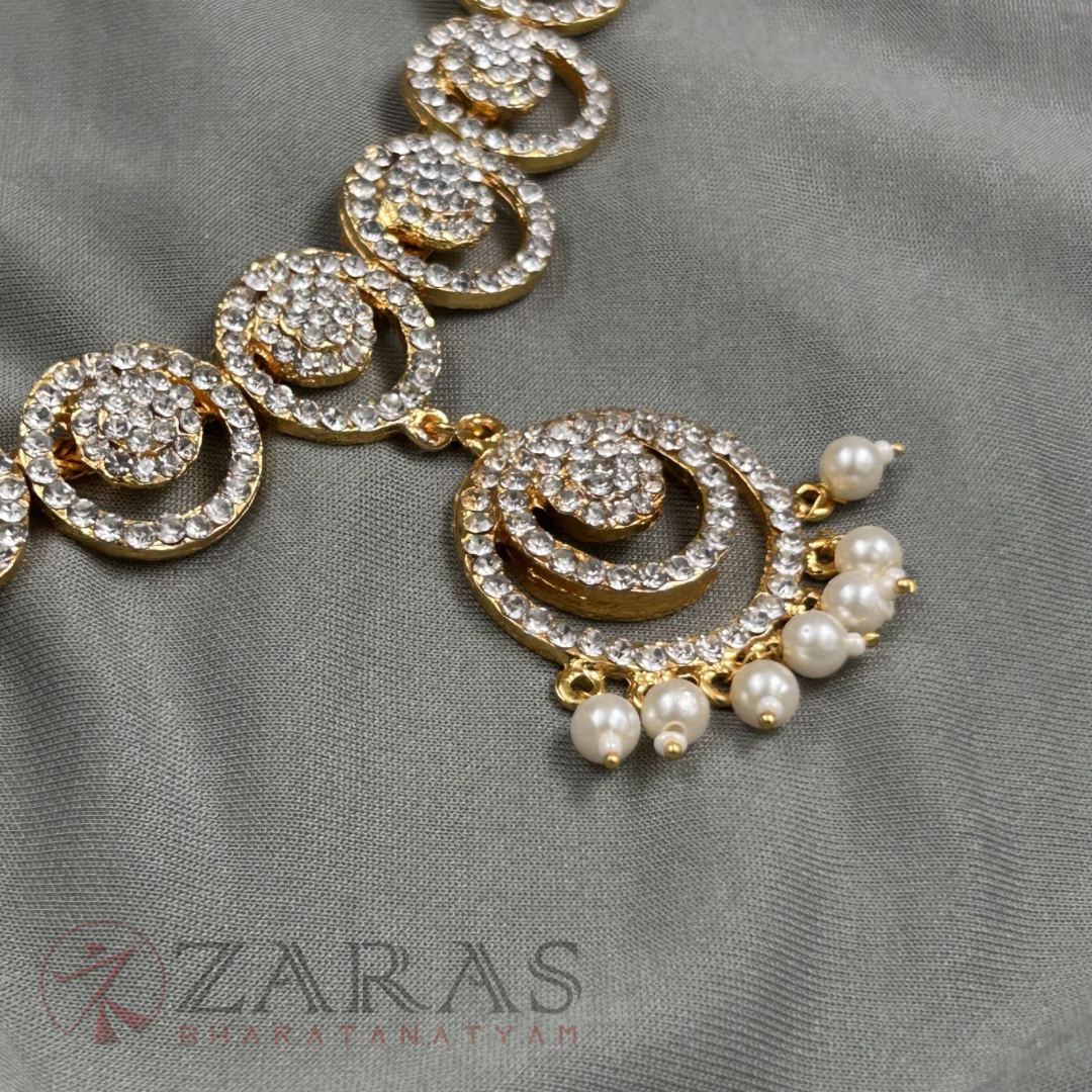 Bharatanatyam kemp Necklace