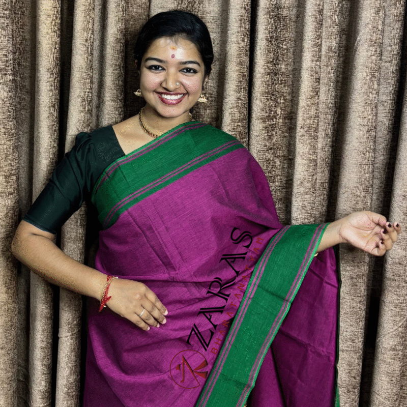 Bharatanatyam Dance Practice saree