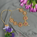 Bharatanatyam kemp Necklace