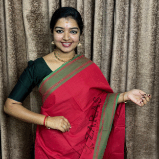 Bharatanatyam Dance Practice saree