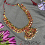 Bharatanatyam kemp Necklace