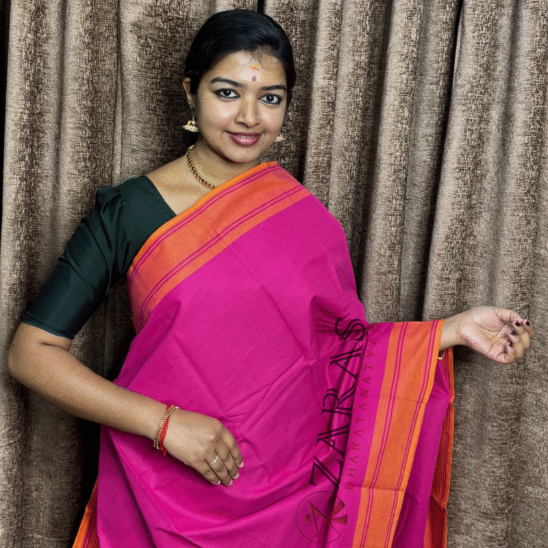 Bharatanatyam Dance Practice saree
