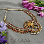 Bharatanatyam kemp Necklace