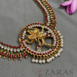 Bharatanatyam kemp Necklace