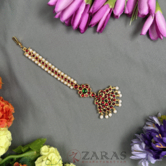 Bharatanatyam Dance Jewellery - Lettika Leaf RG Kemp CS Netti Chutti