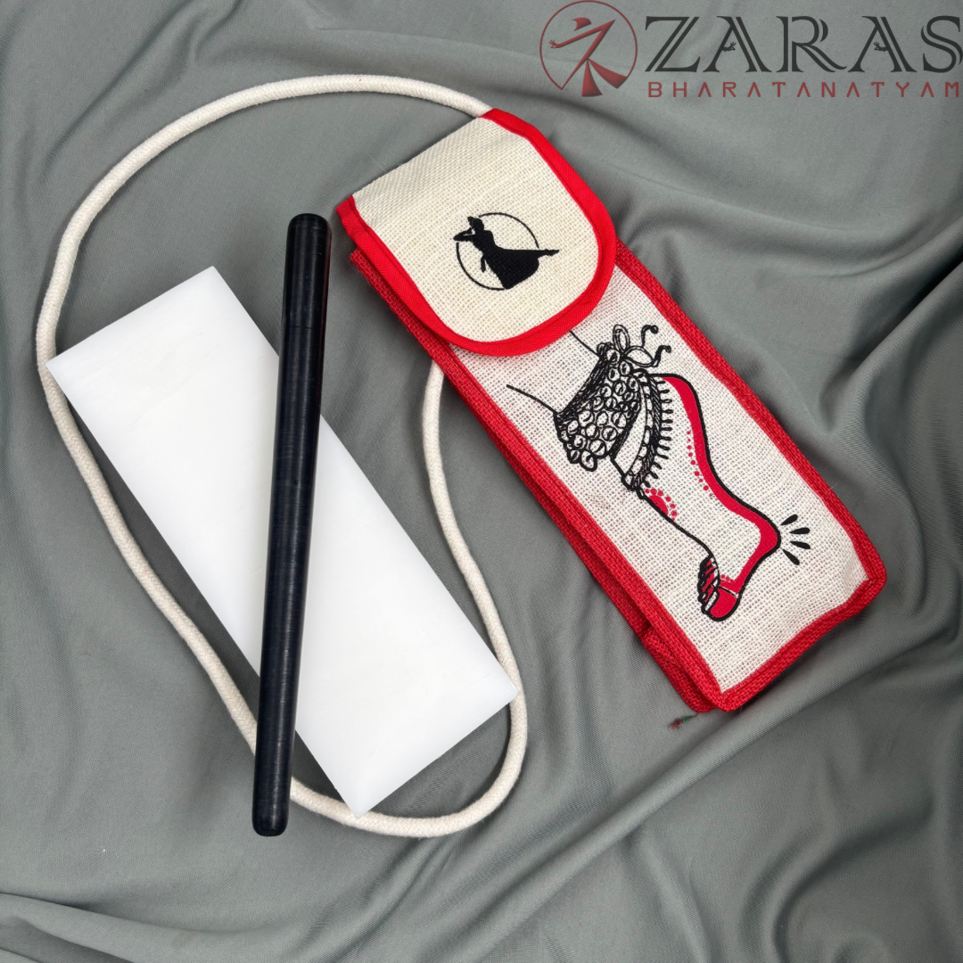 Bharatanatyam Dance Accessories Thattu Manai + jute bag