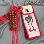 Bharatanatyam Dance Salangai Leather Ankle Bells + Jute Bag