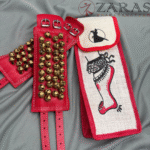 Bharatanatyam Dance Salangai Leather Ankle Bells + Jute Bag