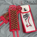 Bharatanatyam Dance Salangai Leather Ankle Bells + Jute Bag