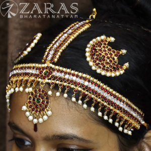 Bharatanatyam Dance Jewellery - Headset SOW RG Kemp CS SARADU