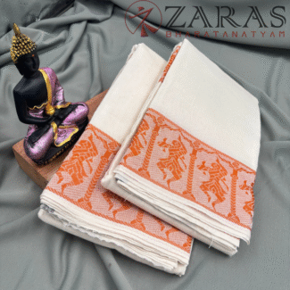 Bharatanatyam Dance Practice saree