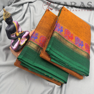 Bharatanatyam Dance Practice saree