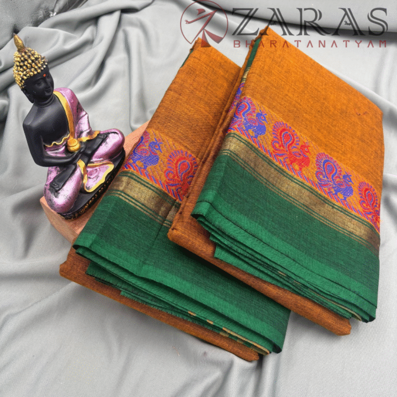 Bharatanatyam Dance Practice saree