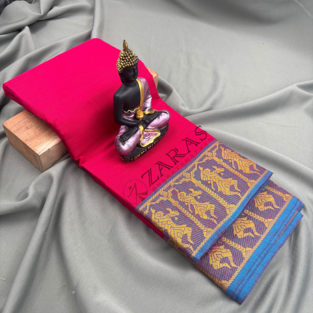 Bharatanatyam Dance Practice saree