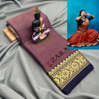 Readymade Dance Practice Sarees - Pre-Stitched (Set of 3 Pcs - Skirt, Pallu & Side Fan without Blouse)