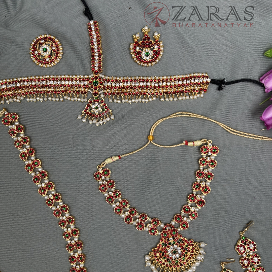 Bharatanatyam Dance Jewellery Full set Bharatanatyam Dance Jewellery Full set