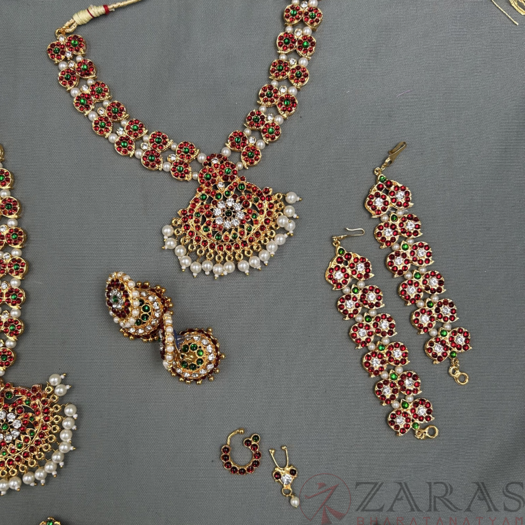 Bharatanatyam Dance Jewellery Full set Bharatanatyam Dance Jewellery Full set