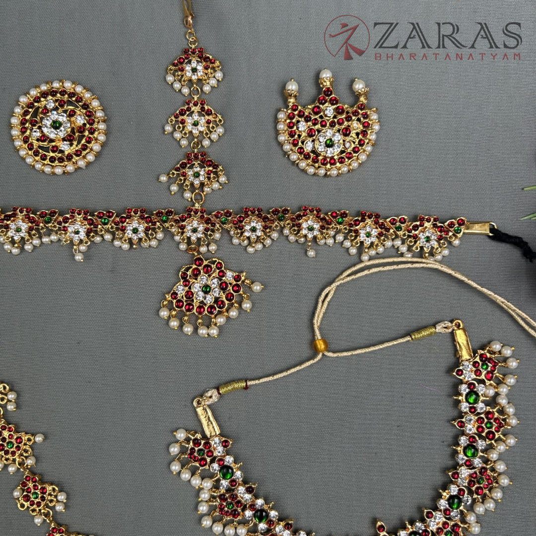 Untitled design - 2 Bharatanatyam Dance Jewellery Full set