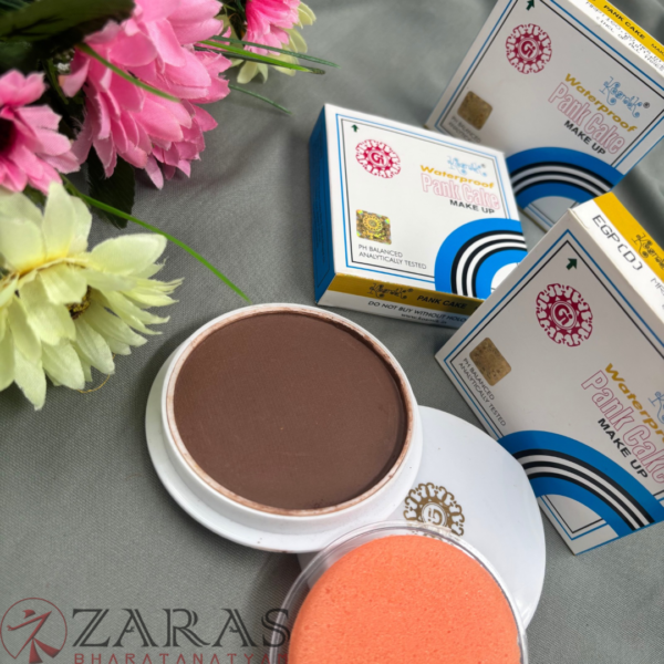 Bharatanatyam Dance Makeup Products - Pan Cake KOSMIK (EGYPTIAN DARK) - Image 3