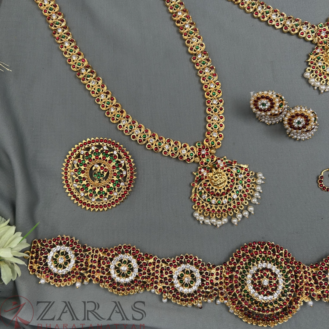 Bharatanatyam Dance Jewellery Full set Bharatanatyam Dance Jewellery Full set