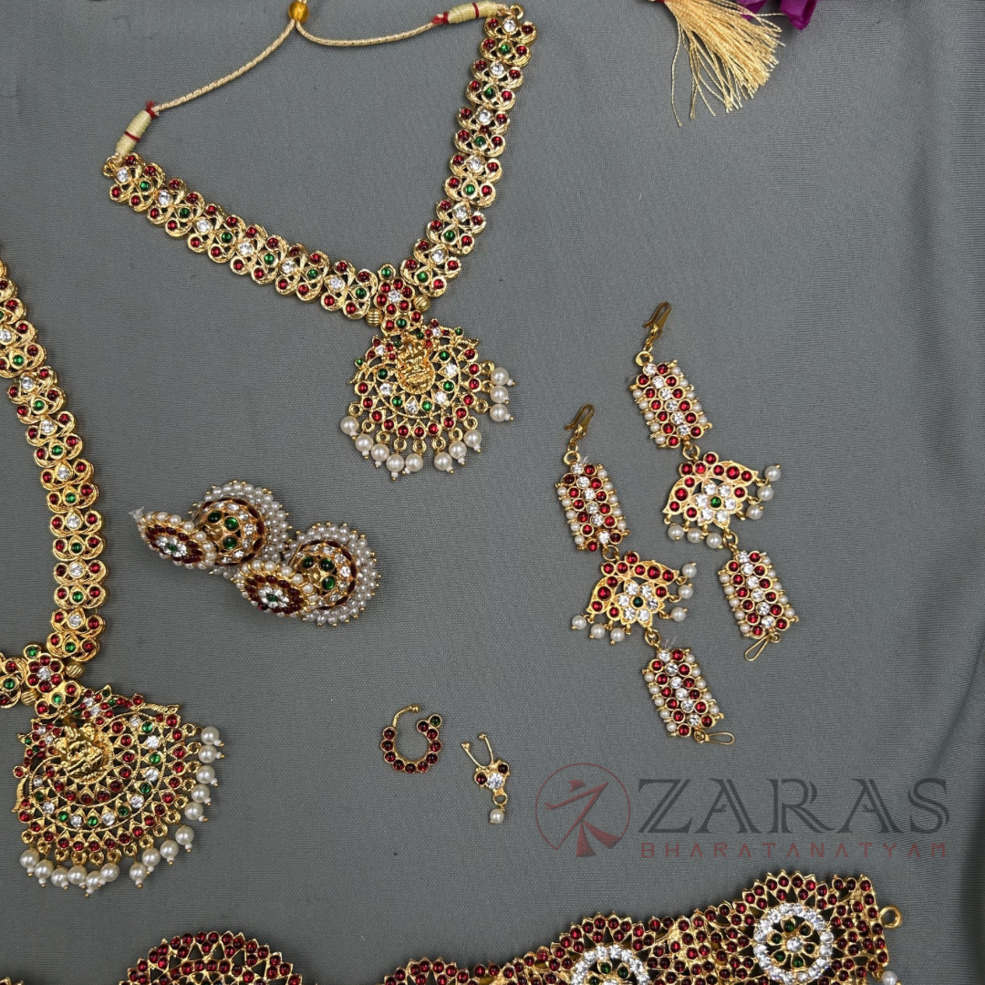Bharatanatyam Dance Jewellery Full set Bharatanatyam Dance Jewellery Full set