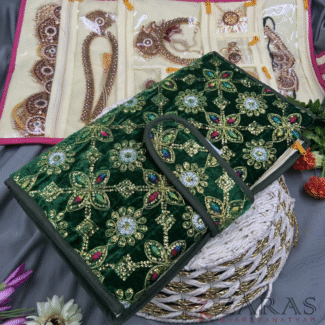 Bharatanatyam Dance Jewellery Bag / Organiser Foldable - No: 301