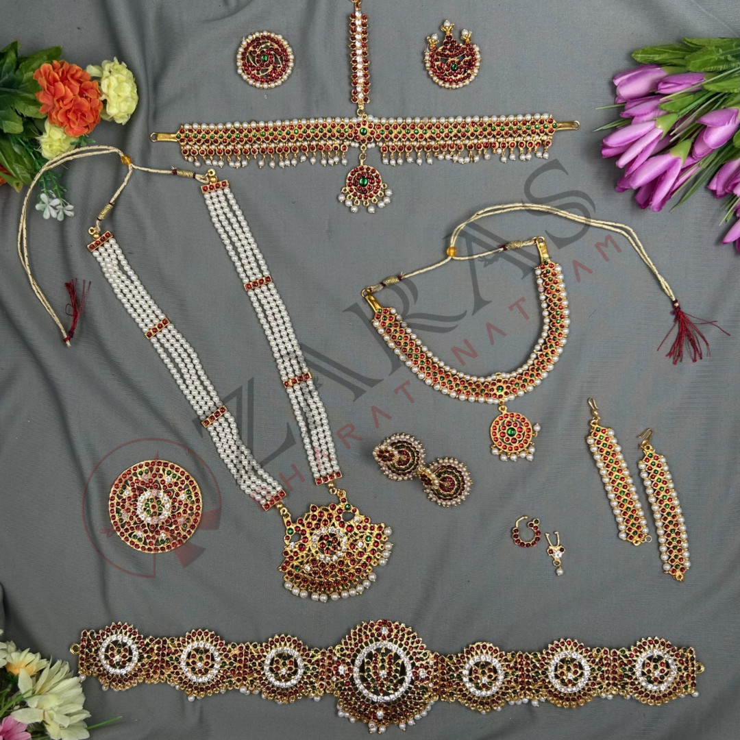 Untitled design - 6 Bharatanatyam Dance Jewellery Full set