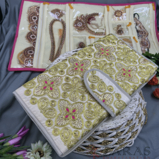 Bharatanatyam Dance Jewellery Bag / Organiser Foldable - No: 303