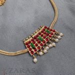 Bharatanatyam kemp Necklace