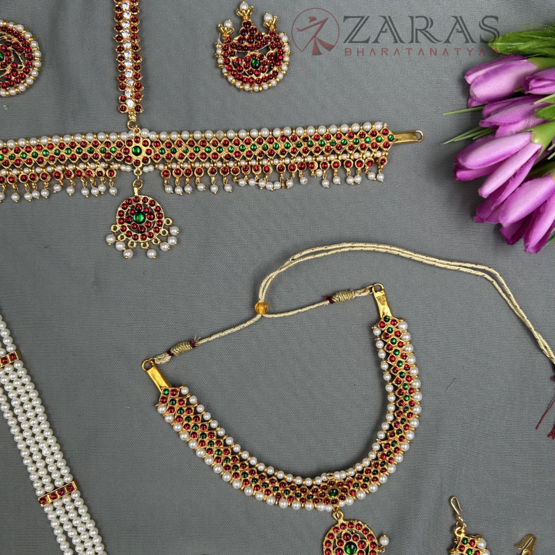 Bharatanatyam Dance Jewellery Full set Bharatanatyam Dance Jewellery Full set