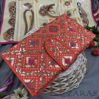 Bharatanatyam Dance Jewellery Bag / Organiser Foldable - No: 304