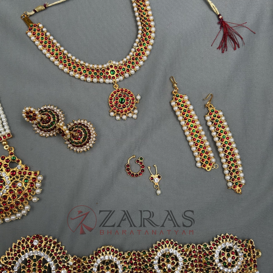 Bharatanatyam Dance Jewellery Full set Bharatanatyam Dance Jewellery Full set
