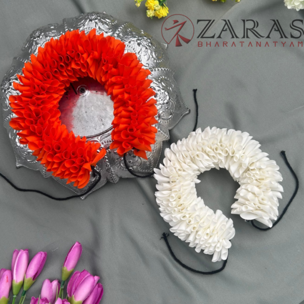 Bharatanatyam dance cloth flower