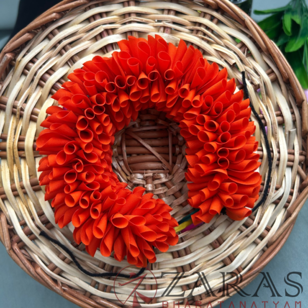Bharatanatyam dance cloth flower