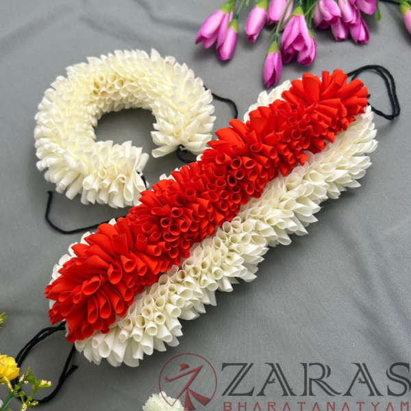 Bharatanatyam dance cloth flower