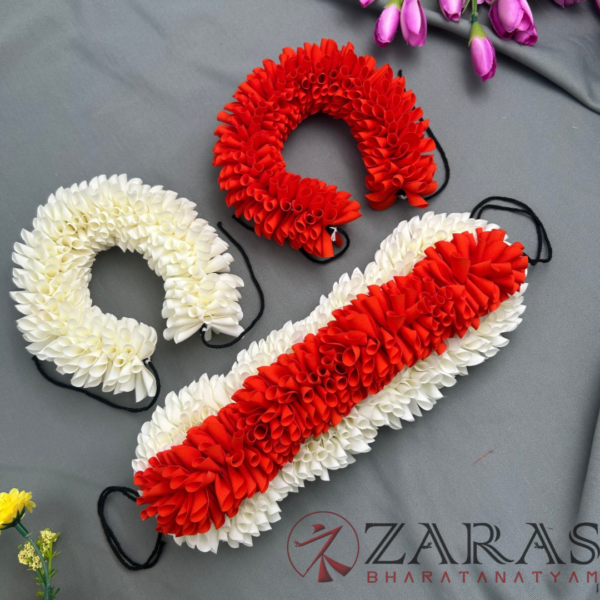 Bharatanatyam dance cloth flower