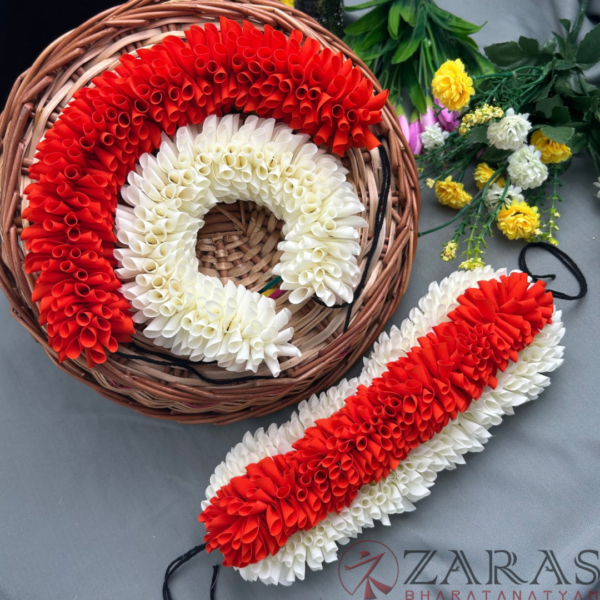 Bharatanatyam dance cloth flower