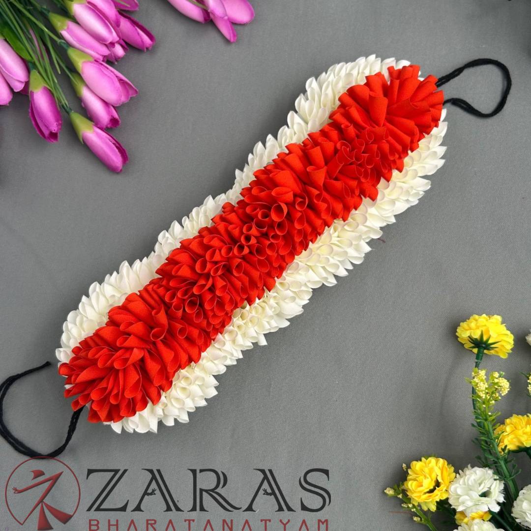 Bharatanatyam dance cloth flower