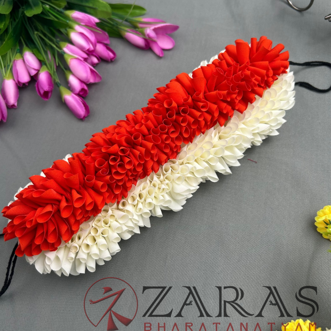 Bharatanatyam dance cloth flower