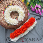 Bharatanatyam dance cloth flower