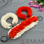 Bharatanatyam dance cloth flower