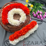 Bharatanatyam dance cloth flower