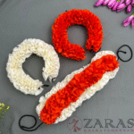 Bharatanatyam dance cloth flower