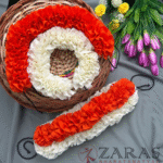 Bharatanatyam dance cloth flower