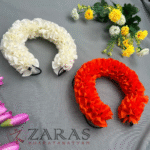 Bharatanatyam dance cloth flower