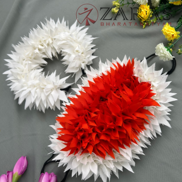 Bharatanatyam dance cloth flower