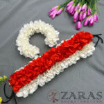 Bharatanatyam dance cloth flower