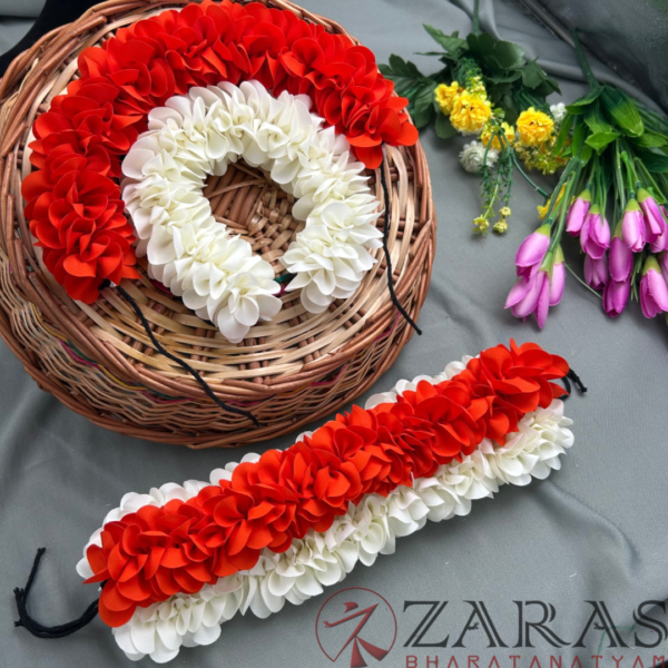 Bharatanatyam dance cloth flower