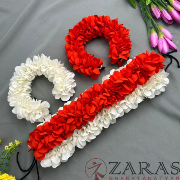 Bharatanatyam dance cloth flower