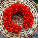 Bharatanatyam dance cloth flower